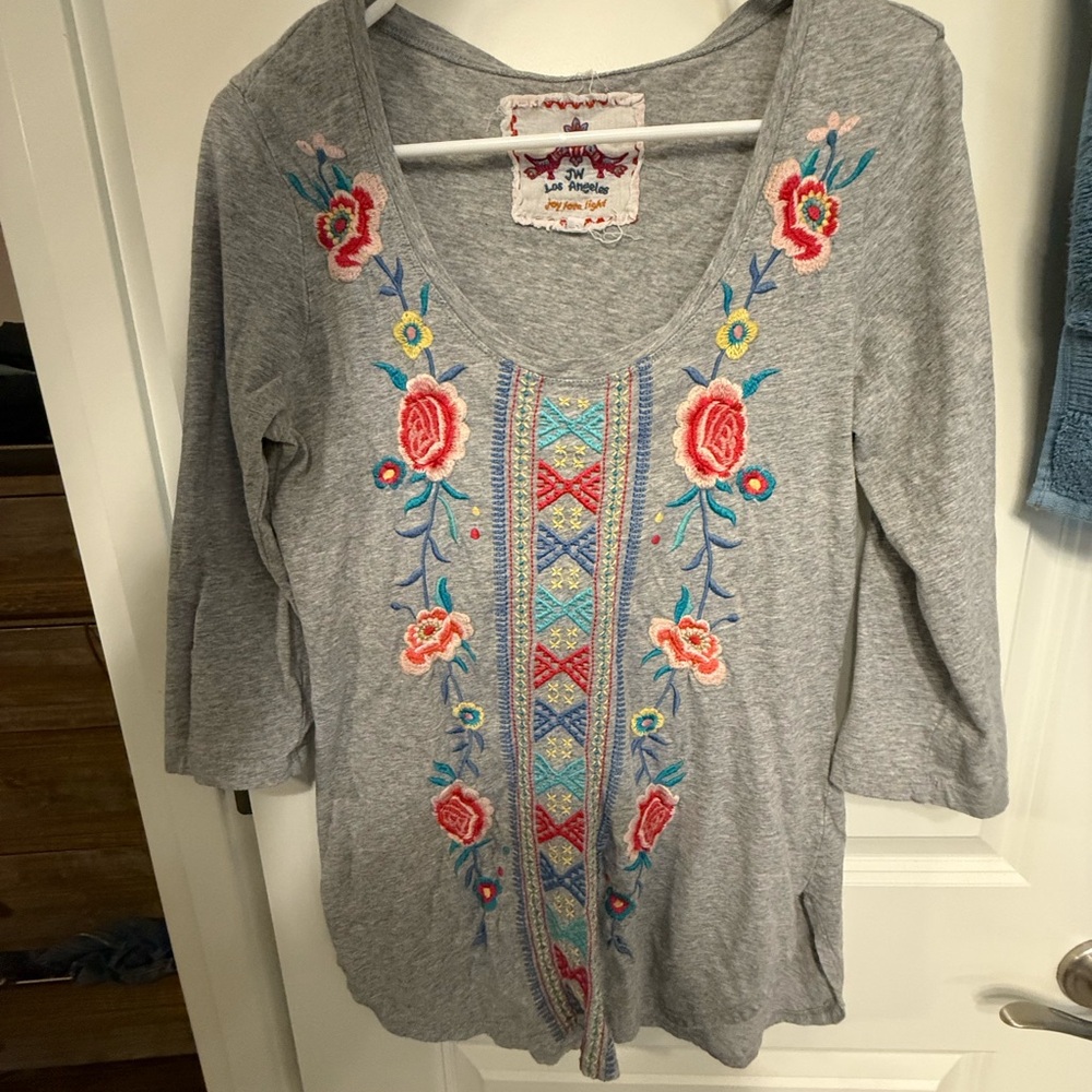 Johnny was embroidered Women's Tunic